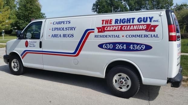 Service vehicle for The Right Guy Carpet Cleaning, Inc